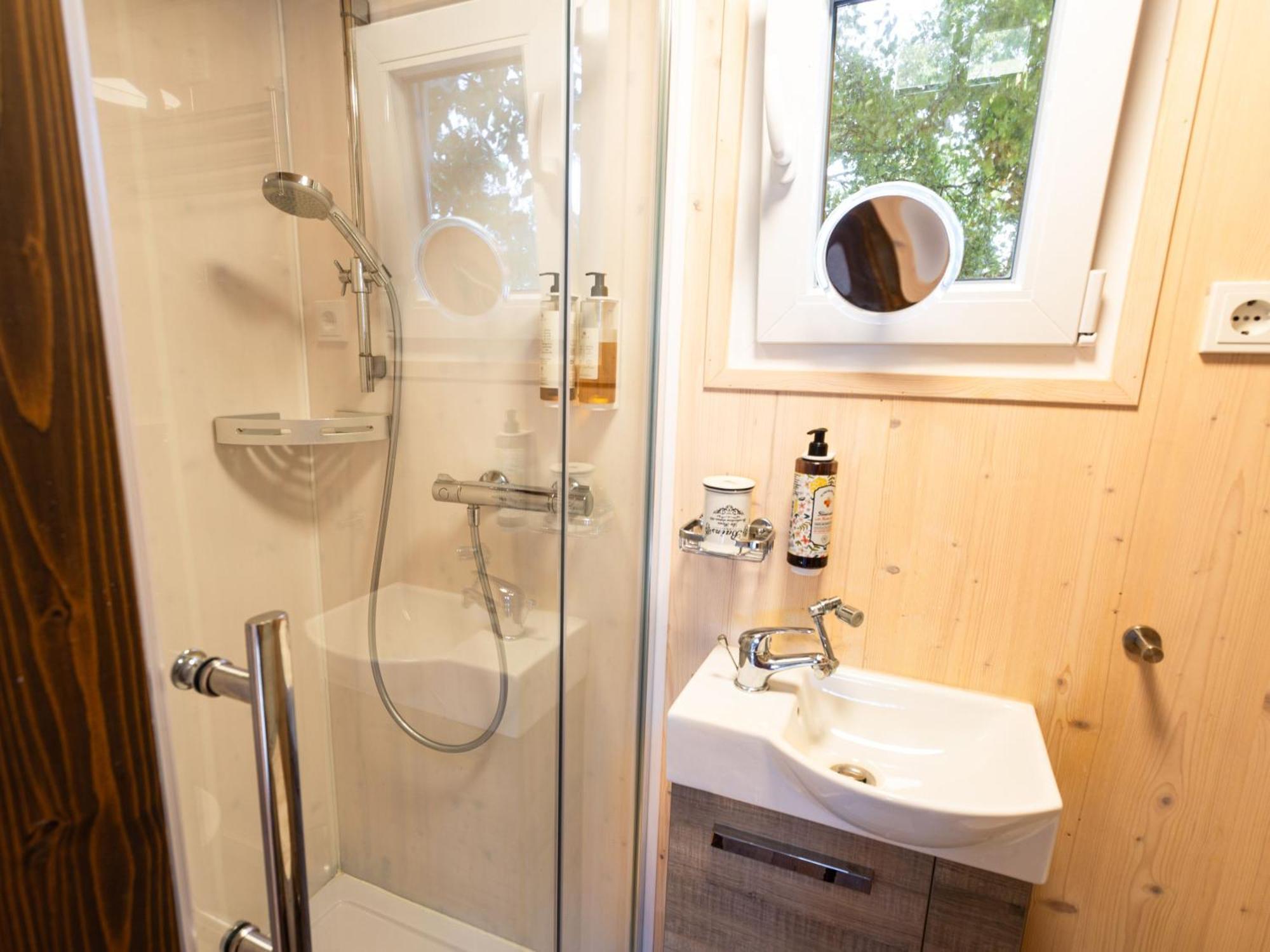Tiny House Auf Der Alpaka Farm Villa Rubkow Exterior foto