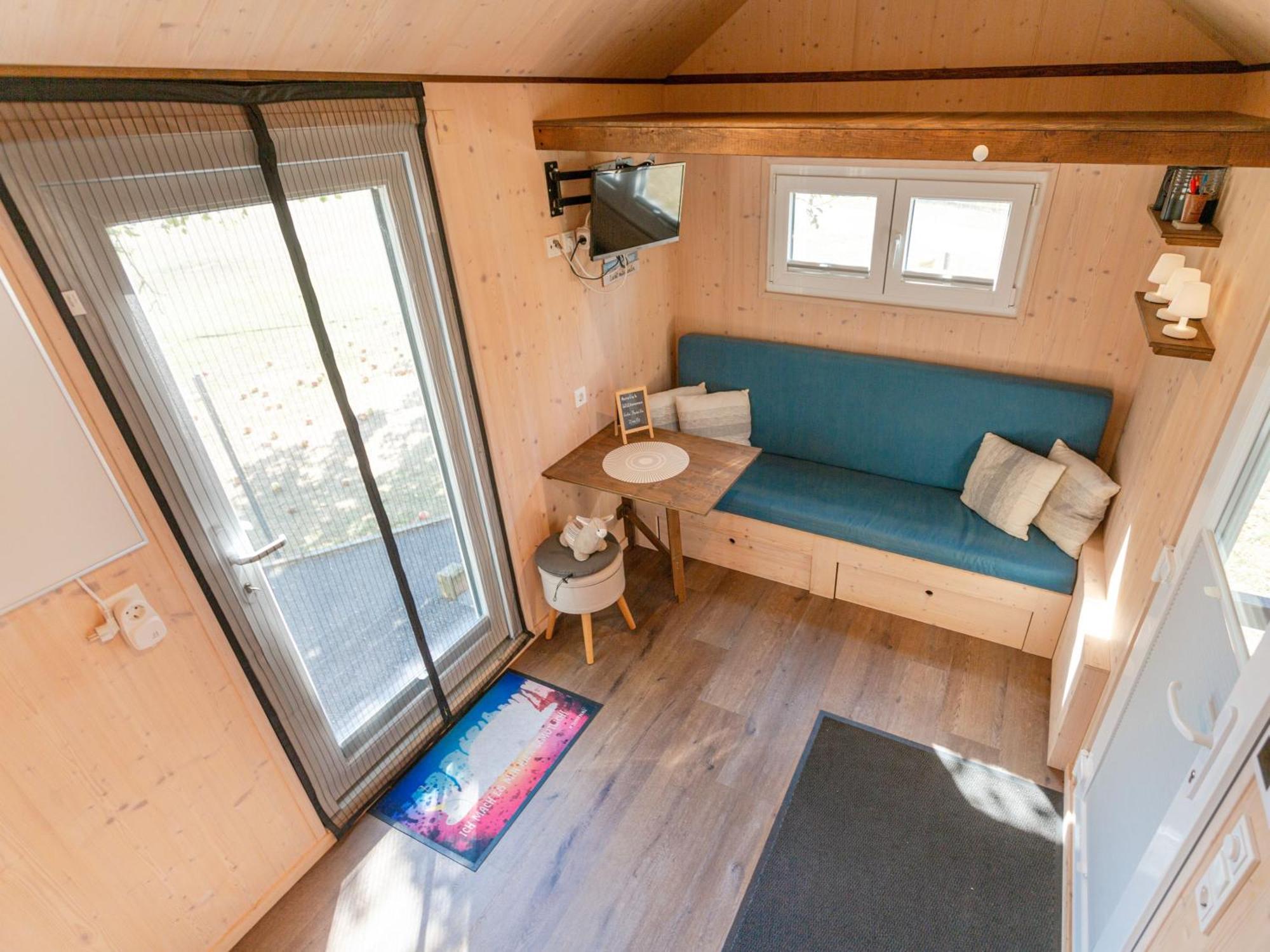 Tiny House Auf Der Alpaka Farm Villa Rubkow Exterior foto