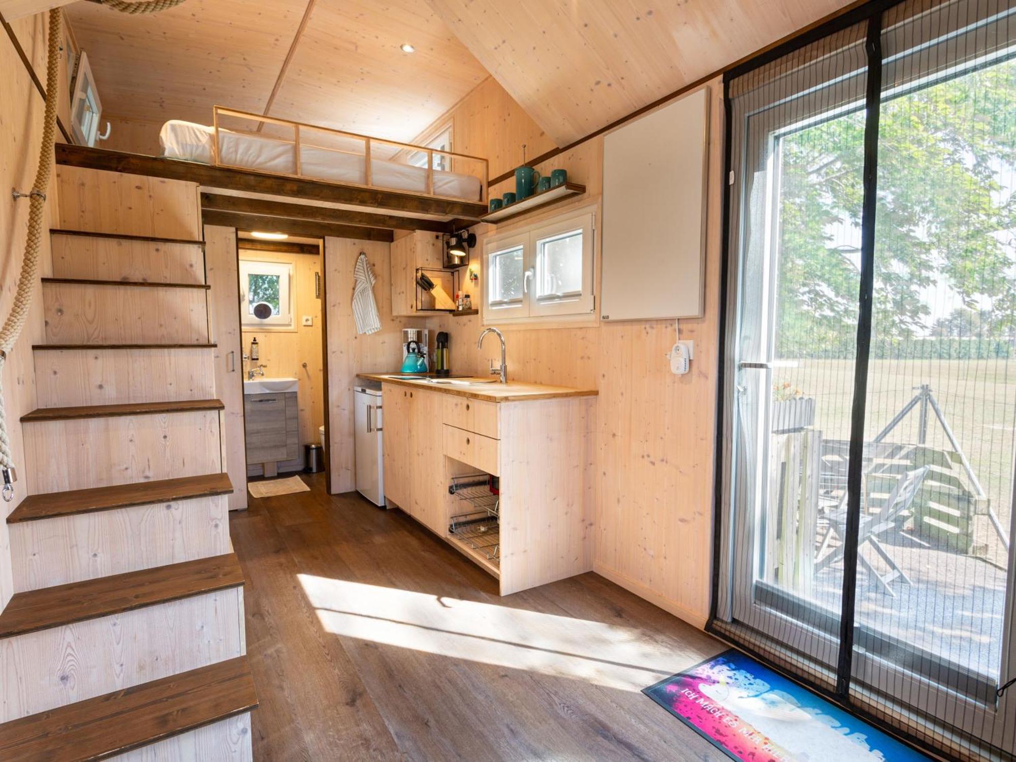 Tiny House Auf Der Alpaka Farm Villa Rubkow Exterior foto