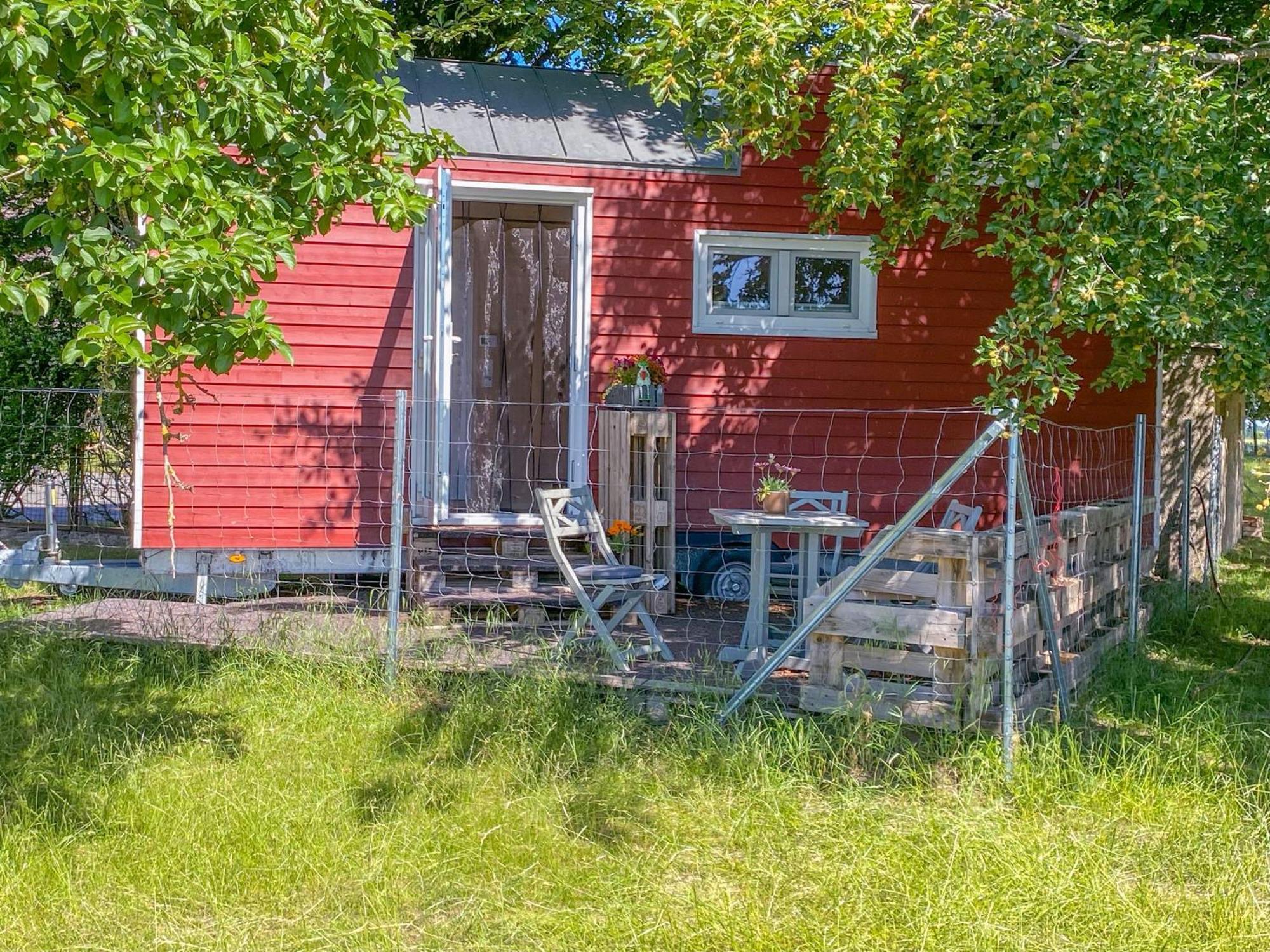Tiny House Auf Der Alpaka Farm Villa Rubkow Exterior foto